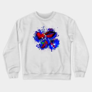 Lips, Heart and High Heels Crewneck Sweatshirt